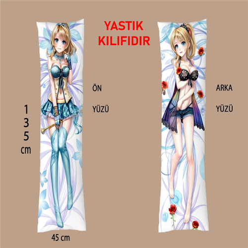 Anime Karakter Sarılma Yastığı Kılıfı 