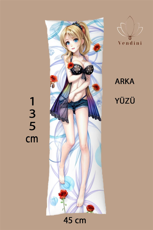Anime Karakter Sarılma Yastığı Kılıfı 