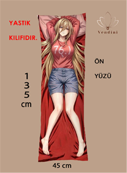 Anime Karakter Sarılma Yastığı Kılıfı 