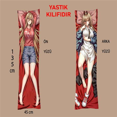 Anime Karakter Sarılma Yastığı Kılıfı 