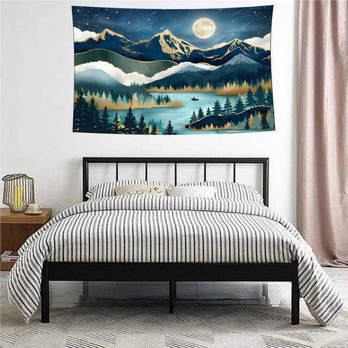 Kaliteli Kumaş, Capcanlı Renkler Duvar Örtüsü