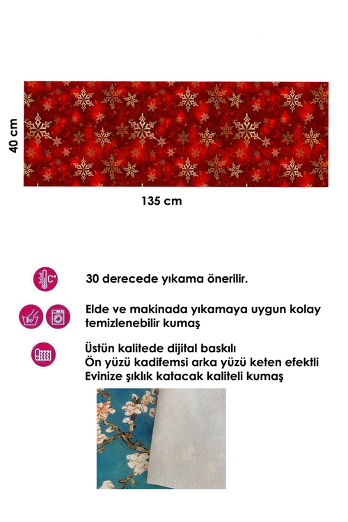 Tasarım Runner ve 4 lü Kırlent Kılıfı Takımı