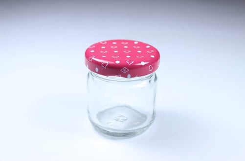 Mini Kavanoz Yuvarlak (Pembe)