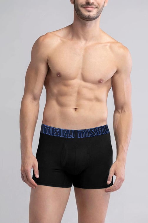 Mısırlı SPARTACUS PERFORMANCE Boxer - Mavi Lastikli Siyah