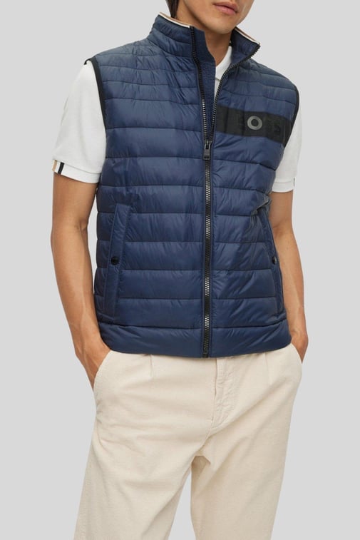 Boss Su Geçirmez Regular Fit Erkek Şişme Yelek Lacivert 404