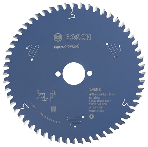 Bosch - Expert Serisi Ahşap için Daire Testere Bıçağı 190*30 mm 56 Diş