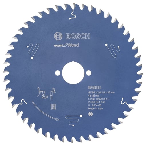 Bosch - Expert Serisi Ahşap için Daire Testere Bıçağı 190*30 mm 48 Diş