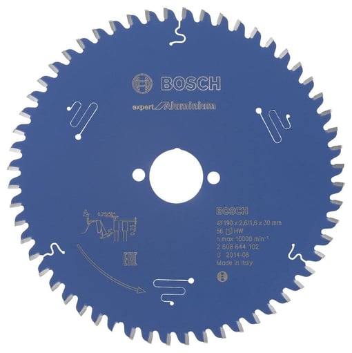 Bosch - Expert Serisi Alüminyum için Daire Testere Bıçağı 190*30 mm 56 Diş