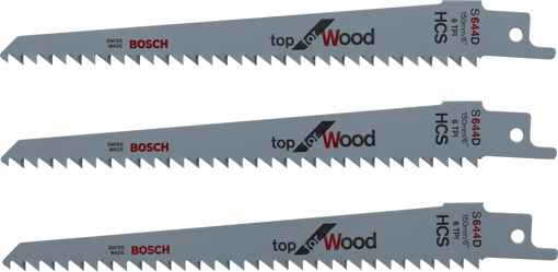 Bosch KEO 3'lü Ahsap bıçak seti