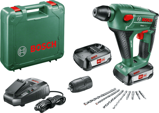 Bosch UNEO MAXX 18 V Çift Akülü Kırıcı Delici (2 x 2,5 Ah)
