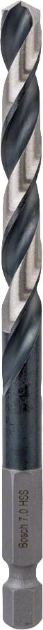 Bosch - Altıgen Şaftlı - Impact Control - HSS Metal Matkap Ucu 7,0*109mm