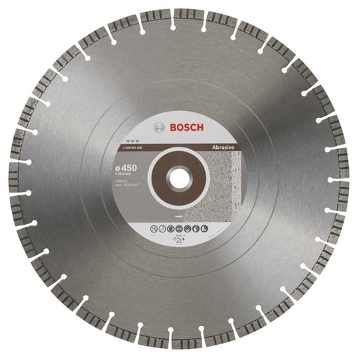 Bosch - Best Serisi Aşındırıcı Malzemeler İçin Elmas Kesme Diski 450 mm