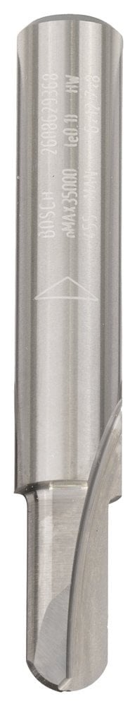 Bosch - Expert Serisi Ahşap İçin Çift Bıçaklı, Tam Sert Metal Boşluk Frezesi 8*6*50,8 mm
