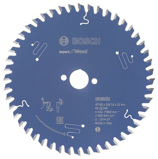 Bosch - Expert Serisi Ahşap için Daire Testere Bıçağı 160*20 mm 48 Diş