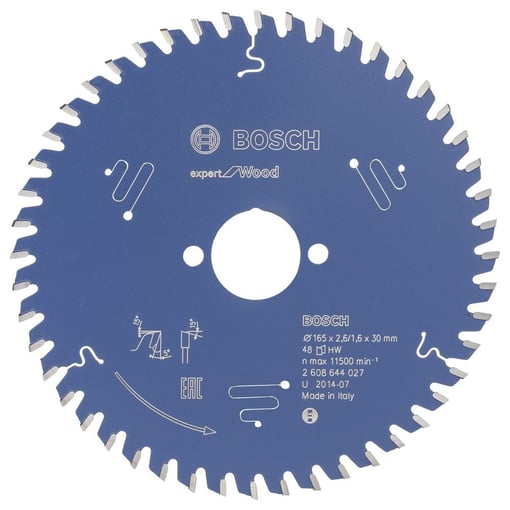 Bosch - Expert Serisi Ahşap için Daire Testere Bıçağı 165*30 mm 48 Diş