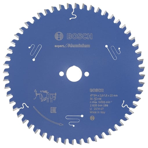 Bosch - Expert Serisi Alüminyum için Daire Testere Bıçağı 184*20 mm 56 Diş