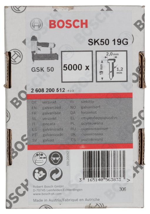 Bosch - GSK 50 Çivisi  19 mm 5000li