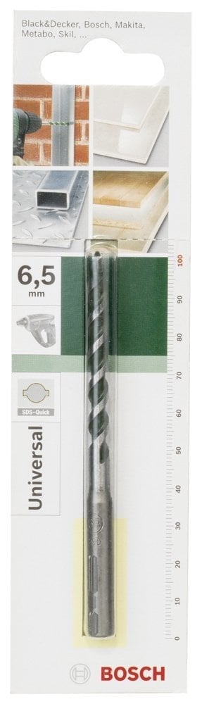 Bosch - SDS-Quick, Uneo için Çok Amaçlı Matkap Ucu 6,5*100 mm