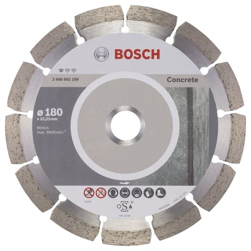 Bosch - Standard Seri Beton İçin Elmas Kesme Diski 180 mm