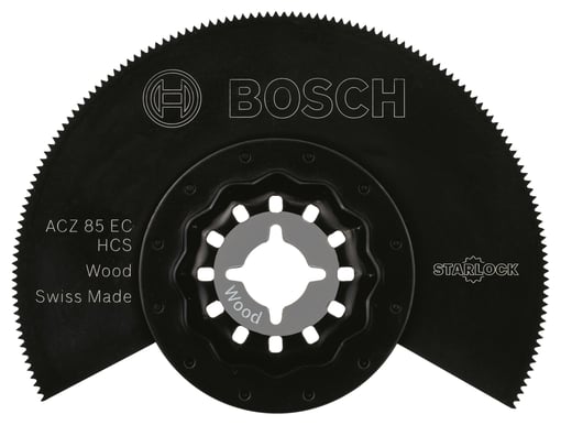 Bosch - Starlock - ACZ 85 EC - HCS Ahşap İçin Segman Testere Bıçağı, Bombeli 10'lu