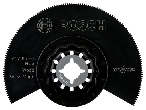 Bosch - Starlock - ACZ 85 EC - HCS Ahşap İçin Segman Testere Bıçağı, Bombeli 1'li