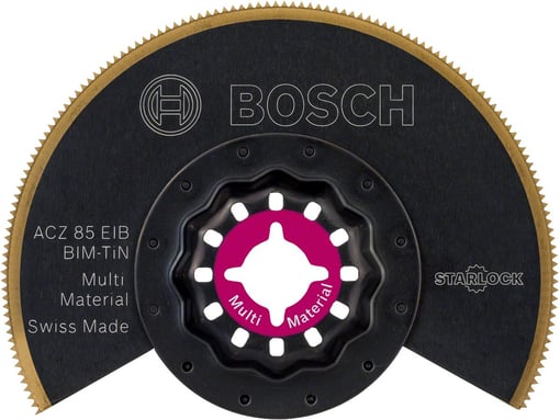 Bosch - Starlock - ACZ 85 EIB - BIM-TIN Çoklu Malzeme İçin Segman Testere Bıçağı, Bombeli 1'li