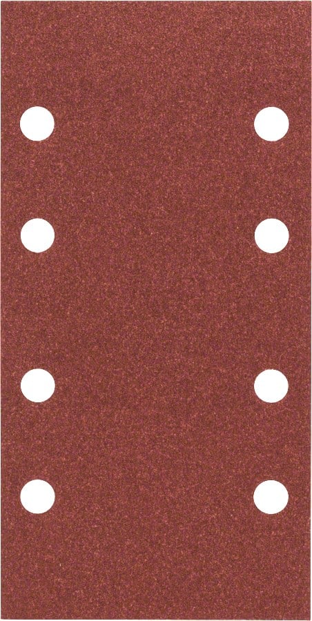 Bosch - Titreşimli Zımpara Kağıdı 10'lu, 93 x 185 mm 120 Kum 8 Delik