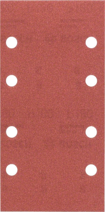 Bosch - Titreşimli Zımpara Kağıdı 10'lu, 93 x 185 mm 180 Kum 8 Delik
