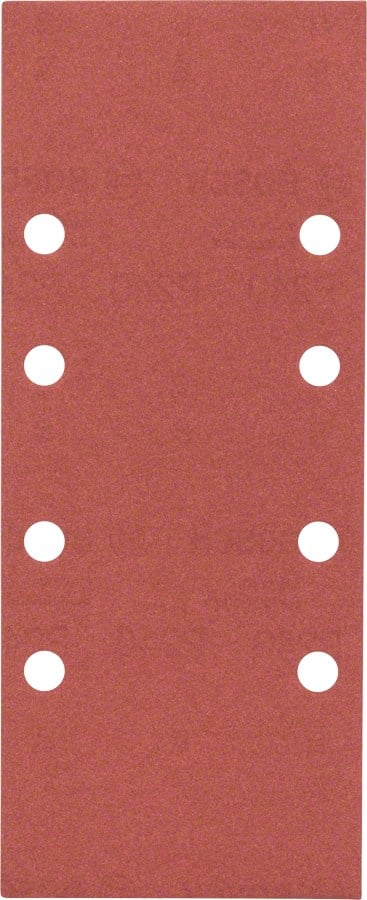 Bosch - Titreşimli Zımpara Kağıdı 10'lu, 93 x 230 mm 240 Kum 8 Delik