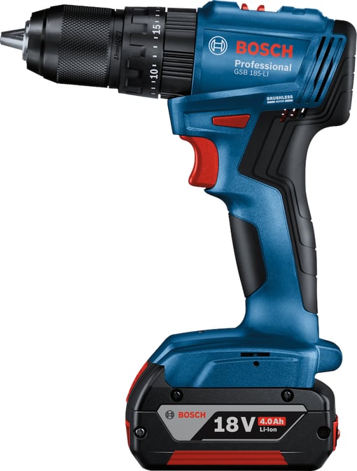 Bosch Professional GSB 185 LI Akülü Darbeli Delme Vidalama Mak.2 x 2.0 Ah; Case