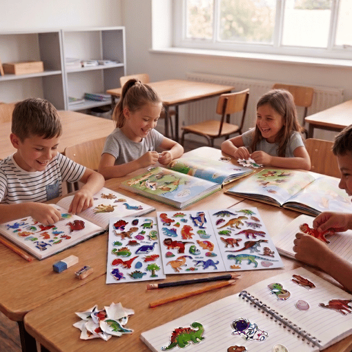 Çocuk Sticker Seti - 47 Adet Eğitici Çıkartma