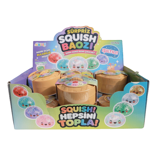 Işıltılı Dumpling Squishy - Stres Önleyici Simli Çin Mantısı Oyuncak