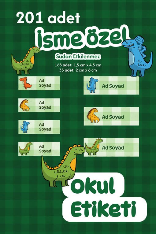 İsme Özel Sticker Seti