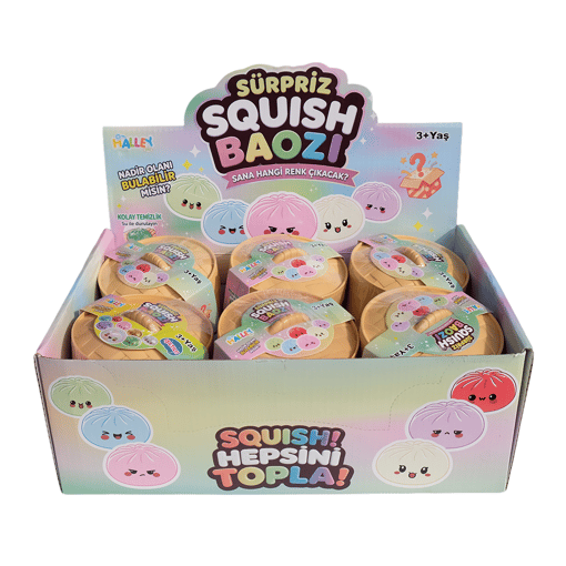 Renkli Dumpling Squishy - Stres Önleyici Çin Mantısı Oyuncak