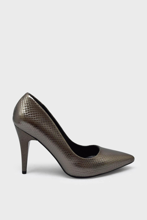 Kanuga Kadın Yazlık İnce Topuk Stiletto Platin Desenli LPA1501