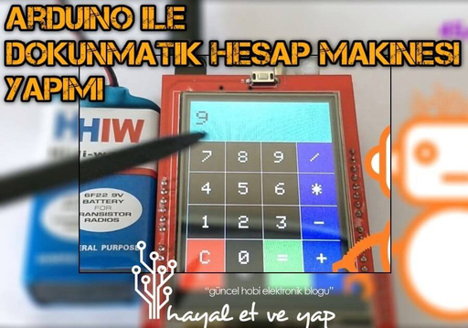 Arduino Dokunmatik LCD Hesap Makinesi Yapımı | Robocombo