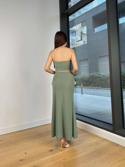 Aksesuar ve Bağlama detaylı Eppil Mint Kadın Takım 25Y546