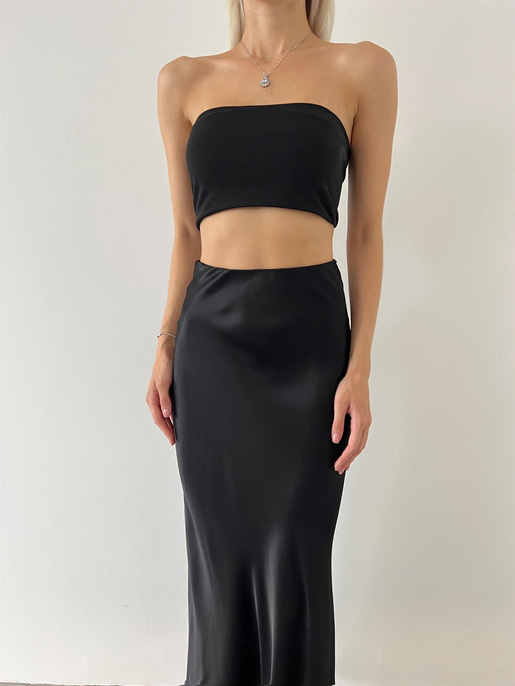 Briella Uzun Saten Etek 23Y000566