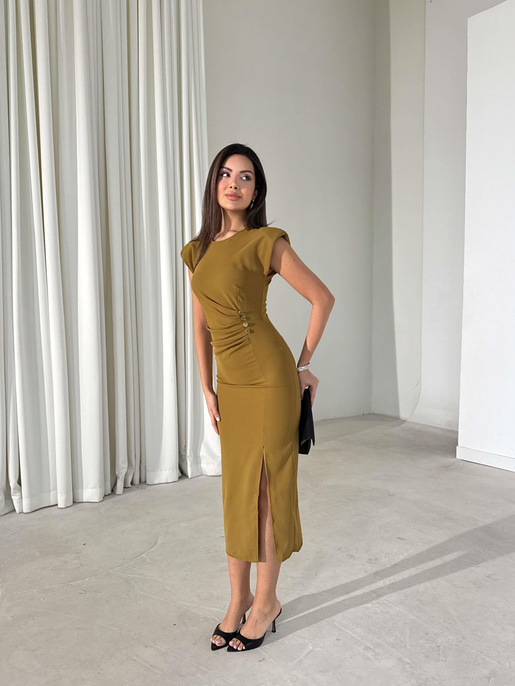 Cenkli Elbise 26K394