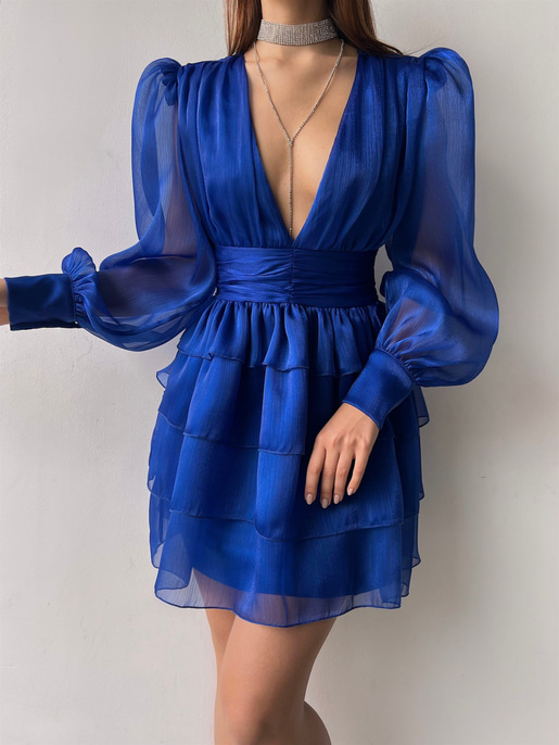 Crown Fırfırlı Elbise 23K000314