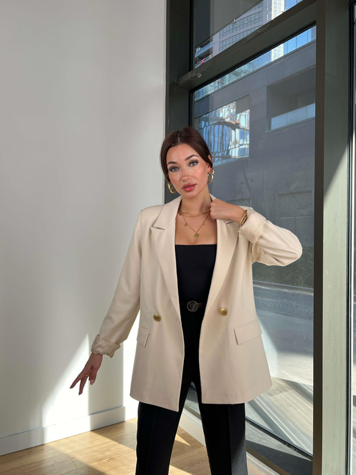 düz salaş ceket 24k000181