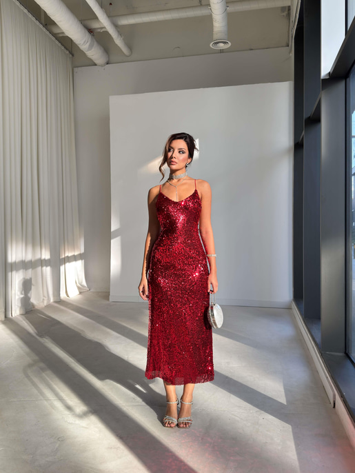 Earle pullu Elbise 26K229