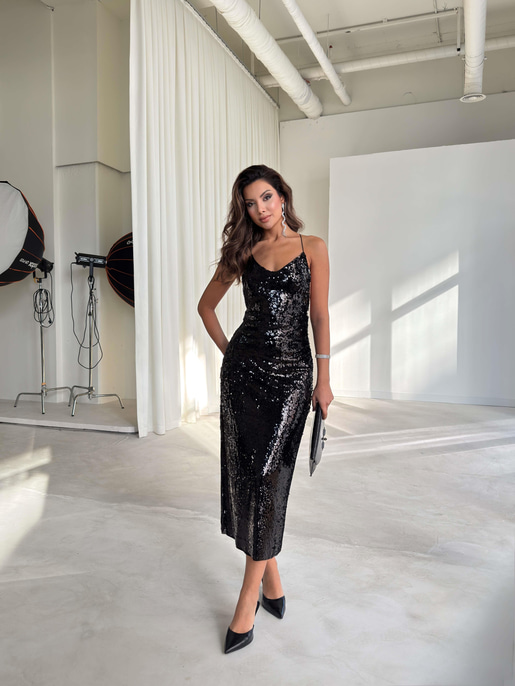 Earle pullu Elbise 26K229