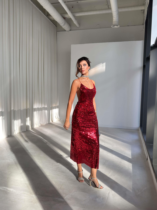 Earle pullu Elbise 26K229