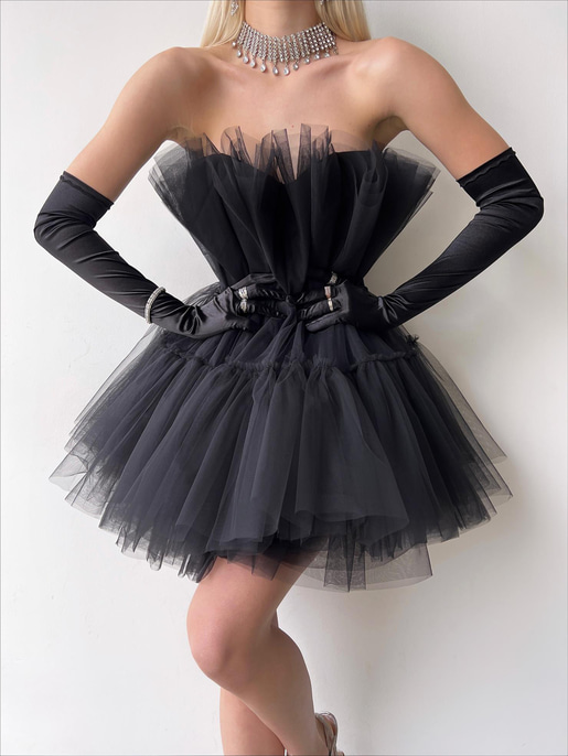 FRILLY TÜL ELBİSE 23Y000221