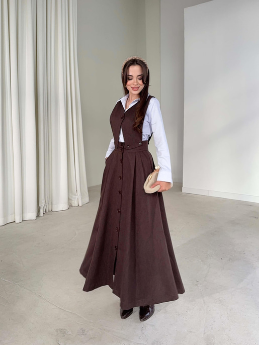 Girende elbise etek 26K391