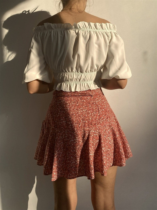 Göğsü İp Detaylı Liza Bluz 21Y000493