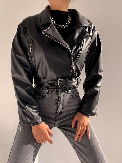 KEMERLİ MOTORCU CEKET 22K000145