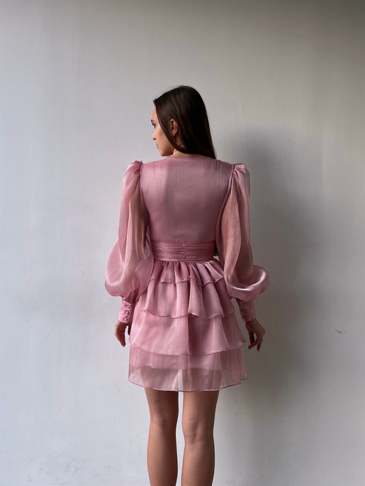 Memo Fırfırlı Elbise 23K000295