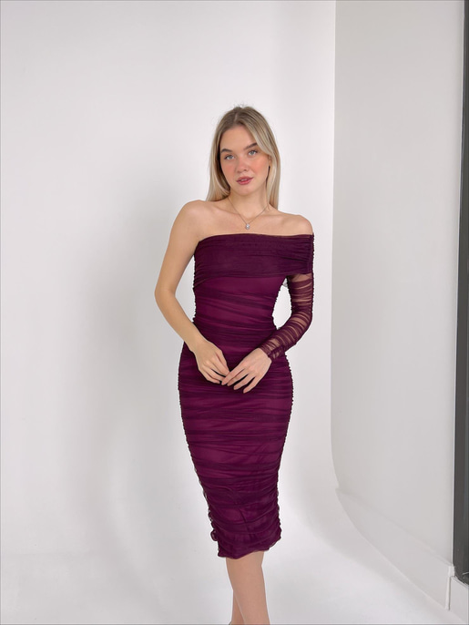 Ninfe Tül Elbise 22K000524